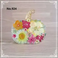 No.924 かぼちゃの置物♡固まるハーバリウム