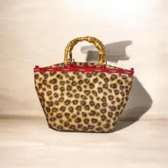 LeSportsac レスポートサック アトリエ　バンブー トート ヒョウ柄