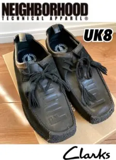 ✨未使用級美品/箱付✨Clarks×NEIGHBORHOOD ワラビー UK9 NEIGHBORHOOD ネイバーフッド 19AW NHCL/WALLABEE/MCL-SHOES