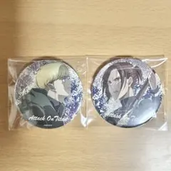 進撃の巨人 attack fes サシャ ハンジ 缶バッジ ネームプレート - メルカリ