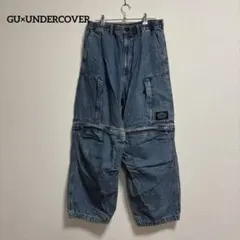 GU デニムコンバーチブルワイドカーゴパンツ UNDERCOVER