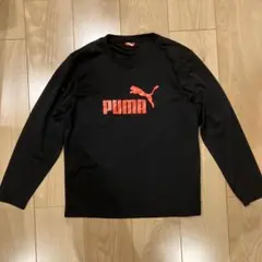 PUMA ブラック 長袖カットソー160