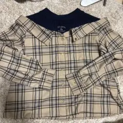 Lindsay Mサイズ チェック柄オフショルダー