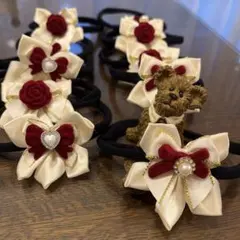 トリミングチョーカーベルベット１０個 （オーダー不可）