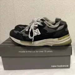 New Balance 992シリーズ ブラック/グレー