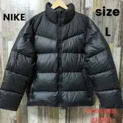 【大人気】NIKE ヌプシ 切り替え ダウンジャケット 肉厚 Lサイズ