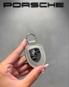 ポルシェ オフィシャル 911 レタリング キーホルダー キーリング
