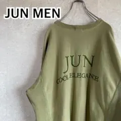 80s 90s ヴィンテージ jun スウェットトレーナー バックにビッグ刺繍のサムネイル