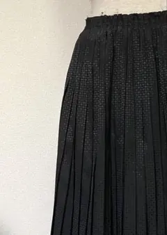 ジュンヤワタナベコムデギャルソン ウエストカットオフドットプリーツスカート