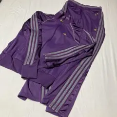 vintage adidas セットアップ　紫　90s’（おまけ3点付き）