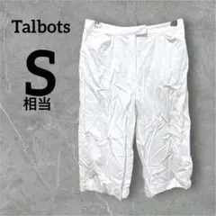 Talbots レディース　ハーフパンツ　白【S】カジュアル　ヴィンテージ