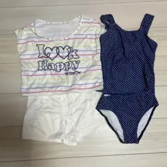 女の子用セパレート水着150cm4点セット