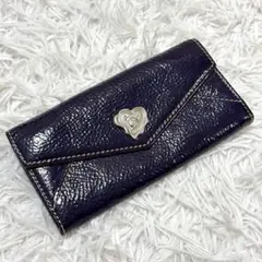 良品　廃盤　Vivienne Westwood 長財布　パープル　紫　手紙