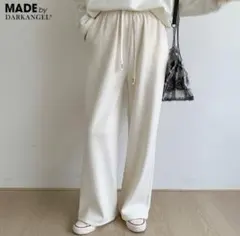 【新品未使用】ダークエンジェル コーデュロイパンツ裏起毛普通丈アイボリー M