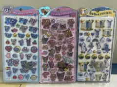 【正規品】うるちゅるポップシール 3枚セット