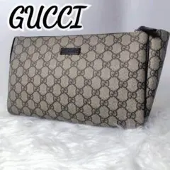 GUCCI オールド　クラッチバッグ　セカンドバッグ　ggスプリーム　総柄