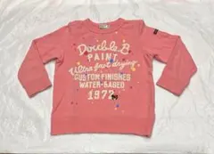 ミキハウスダブルビートレーナー100ピンク