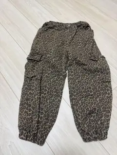 FMB ヒョウ柄 カーゴパンツ 100