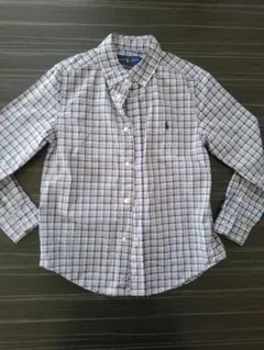 ラルフローレン　チェック柄長袖シャツ　キッズ6years