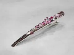 ヘアクリップ　ピンク　小さめ　ビーククリップ　ヘアアクセサリー