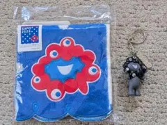 大阪万博 ミャクミャク ミニタオル＆キーホルダー 2点セット