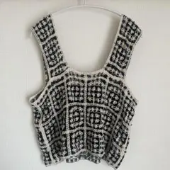 studioCLIP クロシェニットベスト