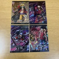 ONE PIECE ウエハースカード ルフィ ロジャー おでん 白ひげ GR - メルカリ