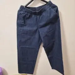uniqlo ダークブルー ウエストゴム カジュアルパンツ M