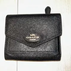 COACH 三つ折り財布 ブラック