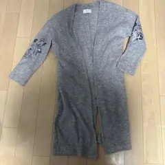 AZUL by MOUSSY グレー ロングカーディガン
