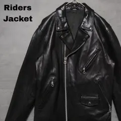 ライダースジャケット レザージャケット 羊革 シープスキン ブラック
