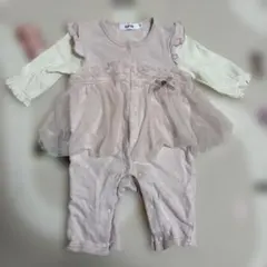ロンパース　SLAP SLIP ピンク　レース 女の子ロンパースのサムネイル