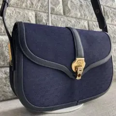 希少✨美品✨グッチ ヴィンテージ ショルダーバッグ GGキャンバス 2way 