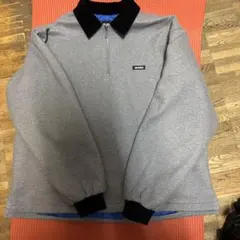 XLARGEグレー ジップアップ ジャンパー