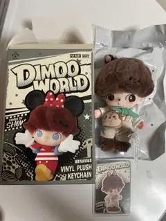 DIMOO WORLD × DISNEY シリーズ ぬいぐるみキー Dimoo World × Disney Vinyl Plush Keychain Mickey TV Show Secret