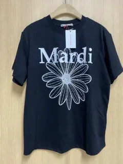 Mardi Mercredi フラワープリント Tシャツ ブラック・ホワイトのサムネイル