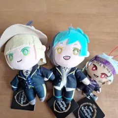 ツイスデットワンダーランド　エクストラ制服ぬいぐるみ　フロイド　ルーク　カリム