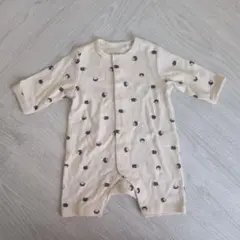 ハリネズミプリントロンパース 50-60cm