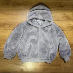 INGNI フード付きボアフリーズジャケット ラベンダー　M