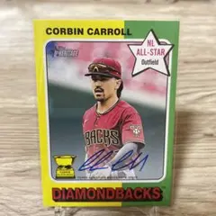 topps コービン・キャロル リアルワンオート　直筆サイン　ルーキーカップ
