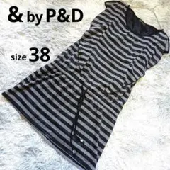 美品　アンドバイピンキー＆ダイアン　ウィングスリーブチュニック38/Mサイズ