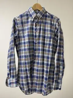 INDIVIDUALIZED SHIRTS チェック柄 長袖シャツ