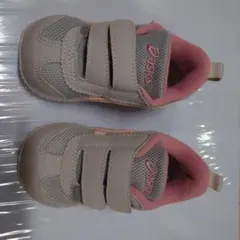 ASICS　アシックス　スニーカー　グレー/ピンク