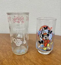ヘーゼルアトラスとディズニー ミッキーマウス グラス 2個セット