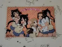 放課後ティータイム④ ジャンボカードダス(クリアプレート) けいおん！