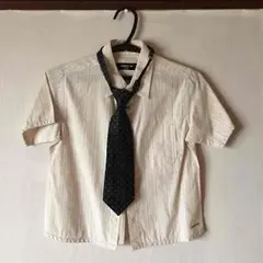 男の子半そでシャツ&ネクタイ