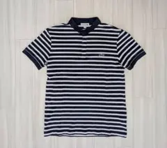 LACOSTE: 【SHIPS別注】 ボーダー ポロシャツ 襟無し - メルカリ
