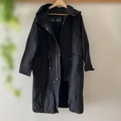 nano-universe 黒のモッズコート