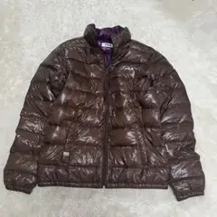 フィラ　FILA ライトダウンジャケット　ブラウン