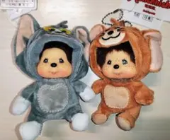新品タグ付　トムとジェリー　もんちっち　着ぐるみモンチッチ　2点セット
